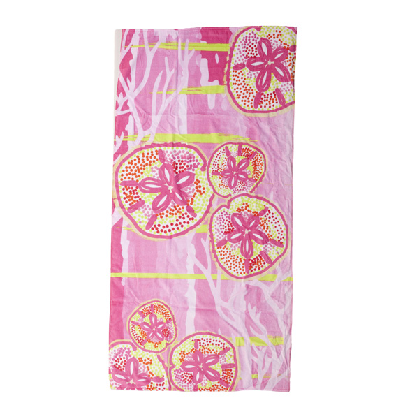 Dollars In The Sand Pink Hot Prints Brazilian Beach Towel - Just Towels